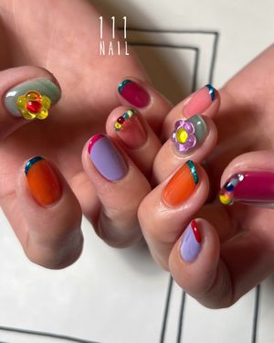 Image post by @111nail_omotesando on Instagram