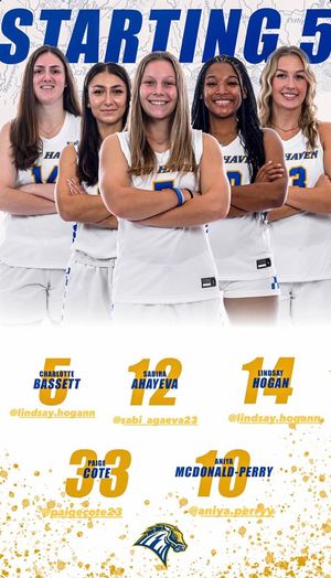 Image post by @UNewHavenWBB on Twitter
