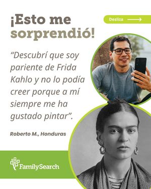 Image post by @familysearchesp on Instagram