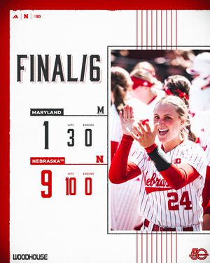 Image post by @HuskerSoftball on Twitter