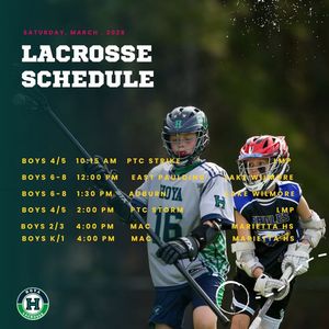 Image post by @Hoya Youth Lacrosse Association on Facebook