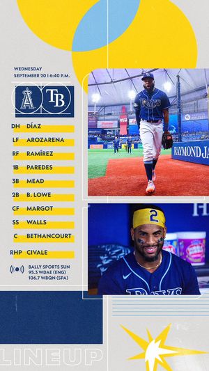 Image post by @RaysBaseball on Twitter