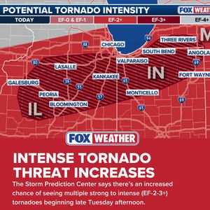 Image post by @foxweather on Instagram