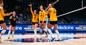 Image post by @wvuvolleyball on Instagram