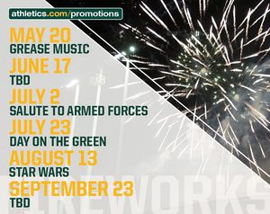 Image post by @athletics on Instagram