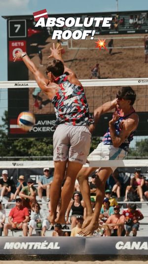 Video post by @beachvolleyballworld on Instagram