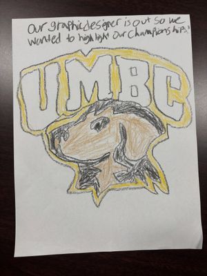 Image post by @umbcathletics on Instagram