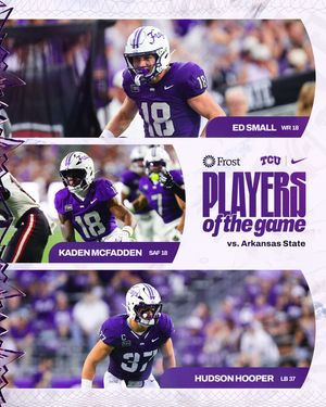 Image post by @tcufootball on Instagram