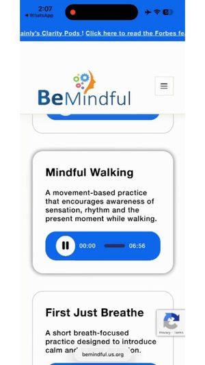 Video post by @Bemindful.us.org on Facebook