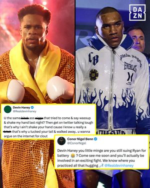 Image post by @daznboxing on Instagram