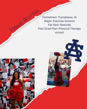 Image post by @southalabama.cheerleading on Facebook