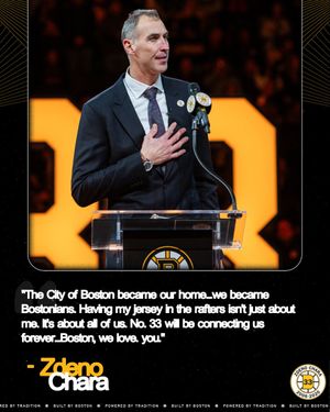 Image post by @NHLBruins on Twitter/X