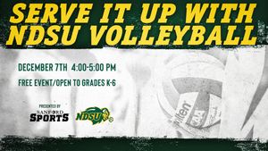 Image post by @ndsuvolleyball on Instagram