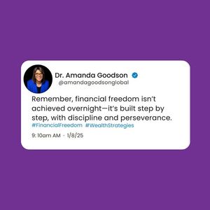 Image post by @amandagoodsonglobal on Facebook