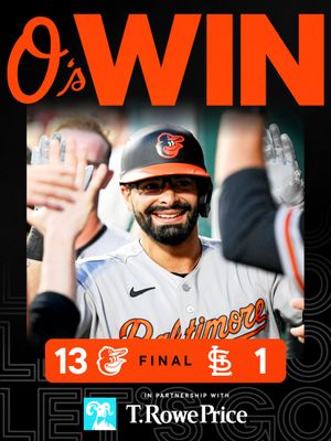 Image post by @Orioles on Twitter