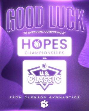 Image post by @clemsongymnastics on Instagram
