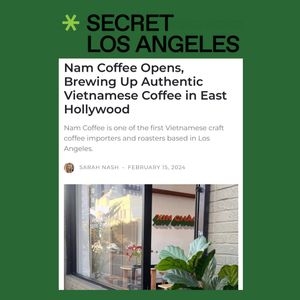 Image post by @namcoffeeco on Instagram