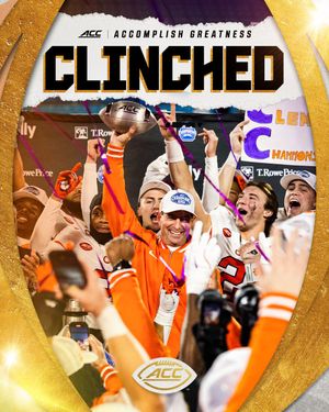 Image post by @ACCFootball on Twitter