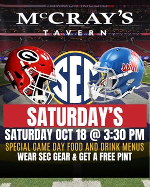 Image post by @mccraystavernlawrenceville on Instagram