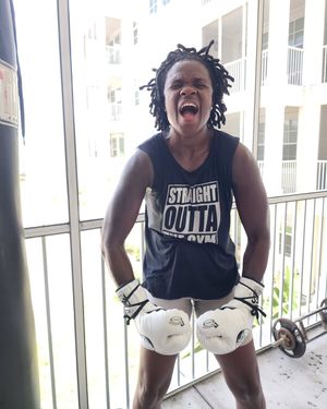 Image post by @tiarabrownboxing on Instagram