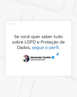 Image post by @alexcoelhoadv on Instagram
