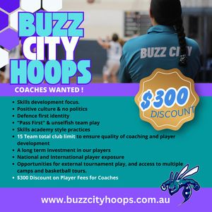 Image post by @buzzcityhoopsqld on Instagram