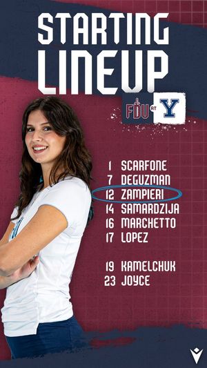 Image post by @FDUKnightsWVB on Twitter/X