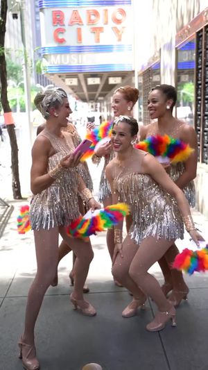 Image post by @rockettes on Facebook