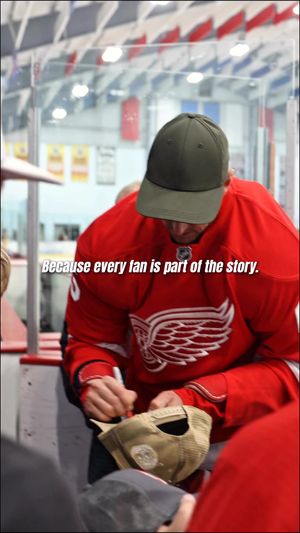 Video post by @Detroit Red Wings Alumni Association on Facebook