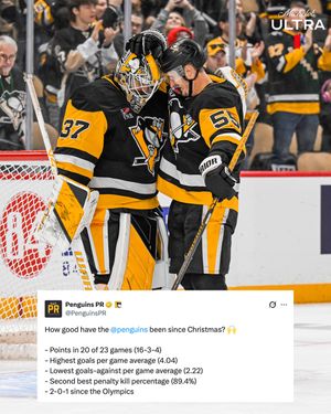 Image post by @penguins on Instagram
