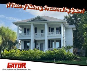 Image post by @GatorRoofingSystems on Facebook