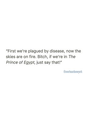 Image post by @overheardnewyork on Instagram