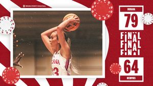 Image post by @IndianaWBB on Twitter