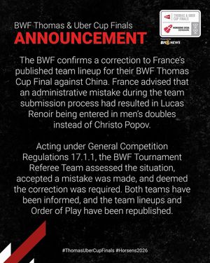 Image post by @bwf.official on Instagram