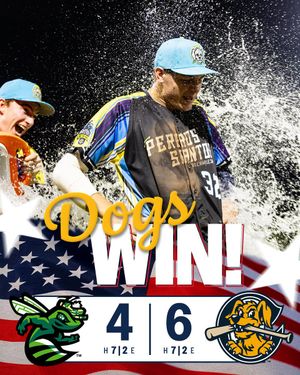Text post by @ChasRiverDogs on Twitter/X
