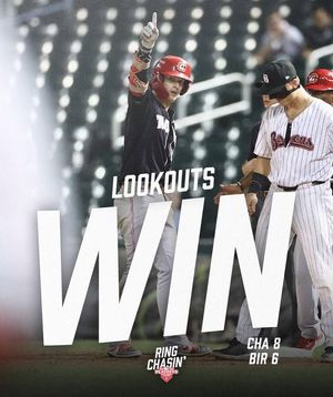 Image post by @ChattanoogaLookouts on Facebook