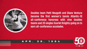 Image post by @RUAthletics on Twitter