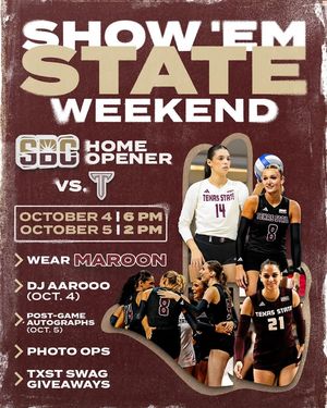 Image post by @txstatebobcats on Facebook