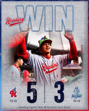 Image post by @ReadingFightins on Twitter