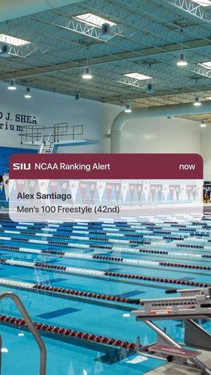 Video post by @SIUSwimDive on Facebook
