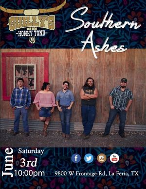 Image post by @SouthernAshesMusic on Facebook