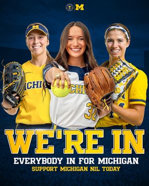 Image post by @umichsoftball on Instagram