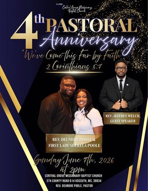 Image post by @Central Grove M.B. Church on Facebook
