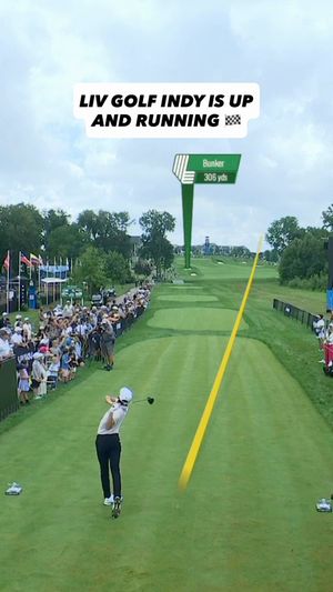 Video post by @livgolfleagueofficial on Facebook