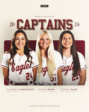 Image post by @BC_Softball on Twitter