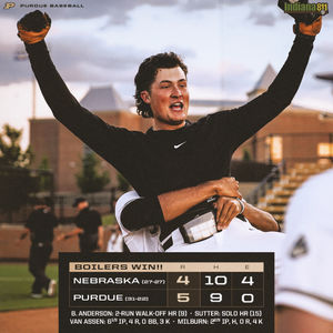 Image post by @purduebaseball on Instagram