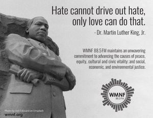 Image post by @WMNFCommunityRadio on Facebook