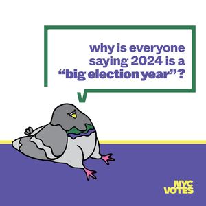Image post by @nycvotes on Instagram