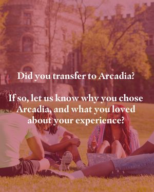 Image post by @arcadiauniversity on Instagram