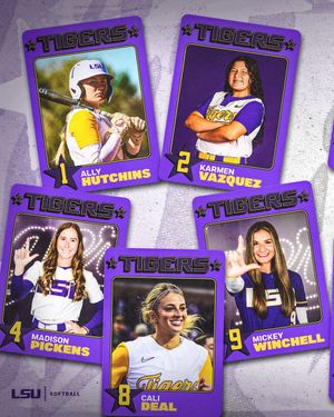 Image post by @LSUsoftball on Twitter